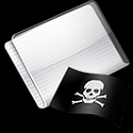 SNOW E 2 FOLDER _FLAG _ SKULL AND 